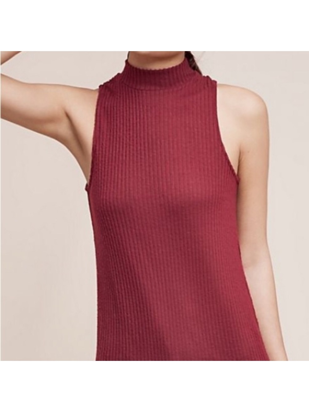 Anthropologie Ro & De ribbed turtleneck